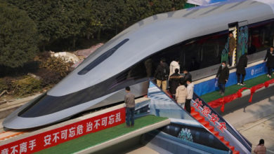 Photo of ჩინეთმა წარადგინა მატარებელი, რომელიც 620 კმ/სთ სიჩქარეს ავითარებს