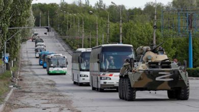 Photo of „აზოვსტალიდან“ კიდევ 7 ავტობუსით გამოიყვანეს უკრაინელი სამხედროები რუსული ბადრაგის თანხლებით