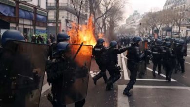 Photo of ,,შავი ხუთშაბათი “ საფრანგეთში – საყოველთაო გაფიცვის მეცხრე დღეც დემონსტრანტებსა და პოლიციას შორის შეტაკებებში გადაიზარდა