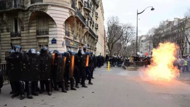 Photo of პარიზში საპენსიო რეფორმის მოწინააღმდეგეთა საპროტესტო აქცია პოლიციასთან შეტაკებაში გადაიზარდა