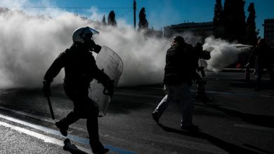 Photo of პოლიციამ ცრემლსადენი გაზი გამოიყენა ათენსა და თესალონიკში გამართულ საპროტესტო აქციებზე