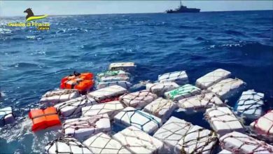 Photo of იტალიაში ზღვაში მოტივტივე 400 მილიონი ევროს ღირებულების კოკაინი იპოვეს
