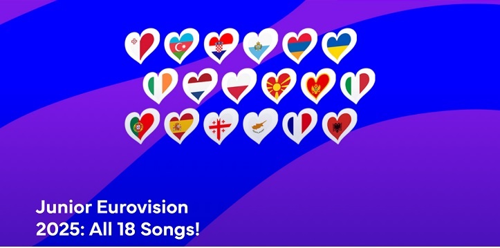 საბავშვო ევროვიზია 2025 თბილისში გაიმართება 13 დეკემბერს, მასში 18 ქვეყანა მიიღებს მონაწილეობას. ხმის მიცემა 12 დეკემბერს 24:00 საათიდან დაიწყება